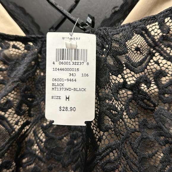 NWT black/tan Windsor Bodysuit - Picture 3 of 3